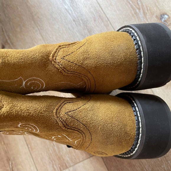 Ariat Womens Fatbaby Heritage Waterproof Western boot Size 91/2 B - Picture 4 of 9